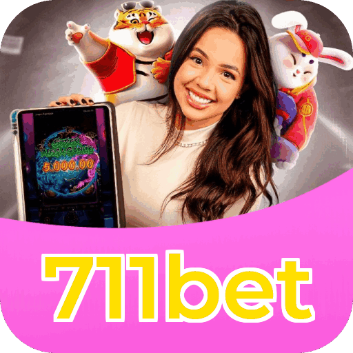 Interface do aplicativo 711bet mostrando jogos disponíveis no iOS e Android